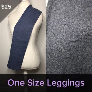 OS Leggings.  Gray